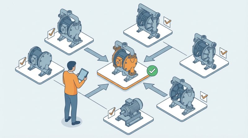 משאבות דיאפרגמה - דוגמה למשאבות דיאפרגמה - כיצד לבחור את המשאבה ה